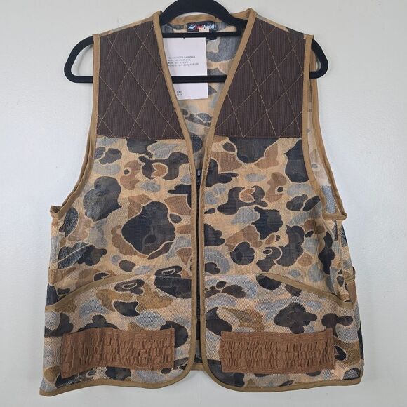 Vintage NWT Redhead Red Head Hunting Vest Mesh Camo Camouflage L